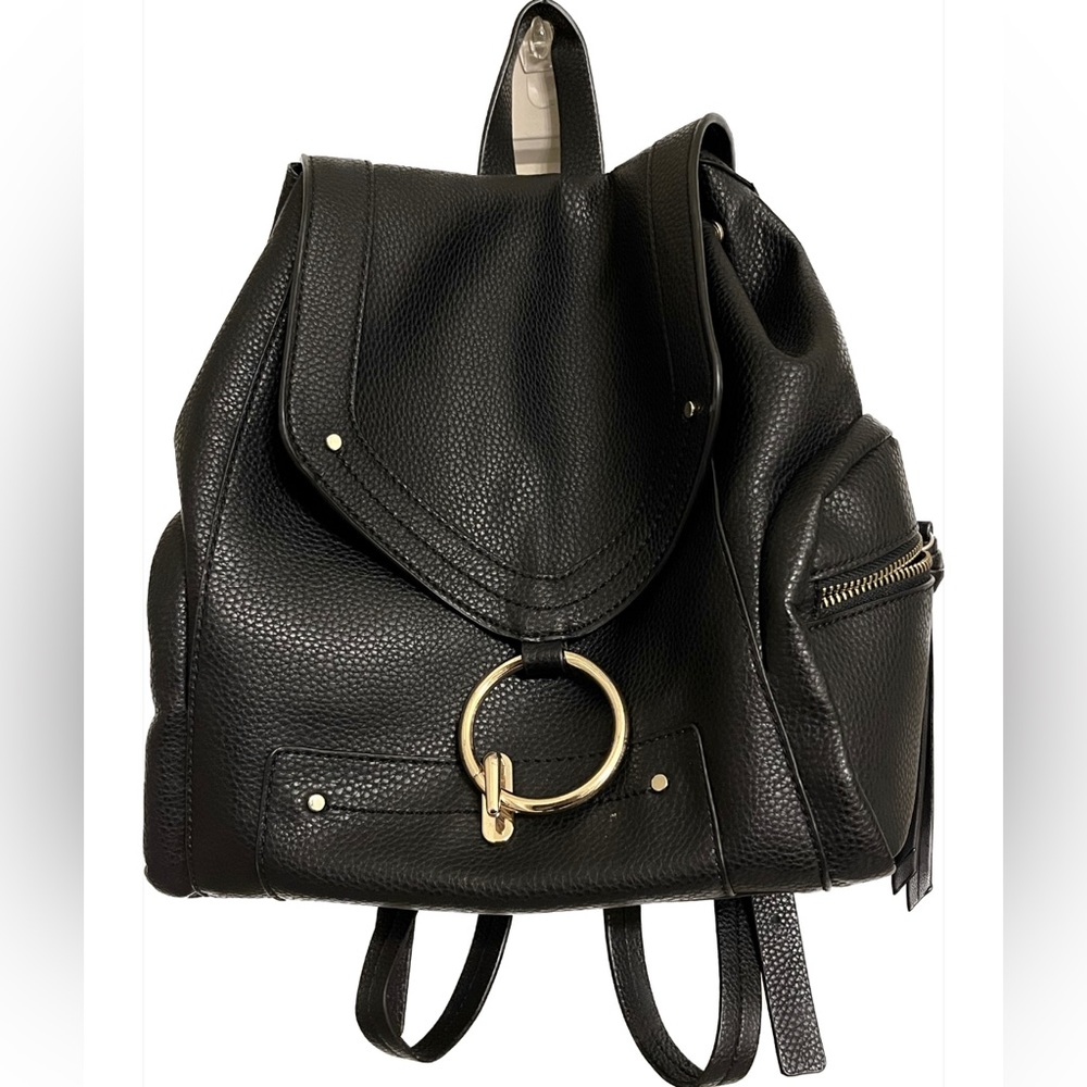 Faux leather Zara backpack
